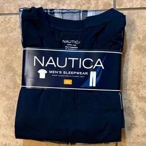 Nautica Men's Short Sleeve Navy Tee
